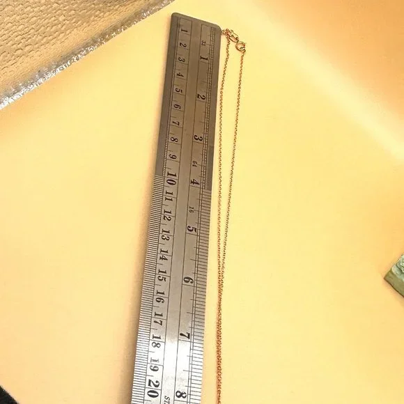 Signed JCM 925 Sterling Silver Rose Gold Vermeil Cross Dove Charm Necklace - Picture 4 of 7